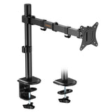 1 x RAW Customer Returns VonHaus monitor mount for 13-32 screens, monitor arm with desk clamp, adjustable height, easy to install monitor stand with tilt, swivel and pivot arm, VESA 75x75 100x100 mm - RRP €32.53