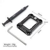 1 x RAW Customer Returns Thermalright CPU Contact Frame for LGA 1700, 17XX-BCF Bracket Intel 12 13th 14th Generation Anti-Bending Buckle Black - RRP €25.2