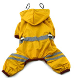 1 x Brand New xiaoyu Small Waterproof Pet Dog Jacket with Hood for Small Medium Dogs, Yellow, XL - RRP €16.8