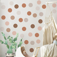 2 x Brand New Polka Dots Wall Stickers, Circle Wall Stickers Murals for Kids, Baby Room Decor Wall Decals for Girls Nursery Bedroom, Removable Party Wall Decorations for Living Room - RRP €40.8