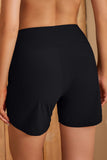 1 x RAW Customer Returns SHEKINI Women s High Waist Swimming Shorts Pockets Short Swimming Trunks Quick Drying Swimming Shorts Water Sports Board Shorts Swimming Trunks with Briefs Black, S  - RRP €28.22