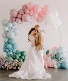 3 x Brand New White balloon arch kit, 1.5M balloon garland, balloon garland, balloon arch, decoration rings wedding, wedding arch, party decoration balloon arch for birthday wedding Christmas decoration - RRP €72.15