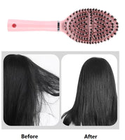 37 x Brand New Pink Hair Brush, Boar Bristle Hair Brush, Detangling Hair Brush, Can Diffuse Hair Oil, Smooth Frizz, Ventilate and Accelerate Drying - RRP €238.28