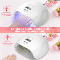 1 x RAW Customer Returns Nailgirls LED UV Lamp Nails, 150W Nail Lamp 4 Timer Auto Sensor - RRP €20.4