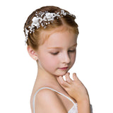 1 x RAW Customer Returns Wedding headpiece flowers, wedding hair accessories for girls and flower girls White  - RRP €8.94