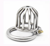 1 x RAW Customer Returns SeLgurFos Penis Cage Chastity Belt Men s Metal Chastity Cage with Penis Rings Lock Breathable Chastity Cage Chastity Panties Bondage Sex Toy for Men 40mm  - RRP €23.02