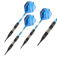 1 x RAW Customer Returns sanfeng darts, darts with plastic tip 18 grams, 3 pieces of professional soft darts arrows 16 grams for electronic dartboard, 6 aluminum shafts flights 50 anti-loose rubber rings 30 tips - RRP €15.12