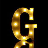 1 x Brand New HopeU5 White Plastic Decorative LED Letters G  - RRP €19.2