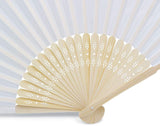 1 x RAW Customer Returns Tomkity 72 pieces hand fans paper fans for wedding and party - RRP €36.38