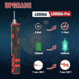 1 x RAW Customer Returns FrogBro Portable Cordless Soldering Iron Improved 11Watt LD006A-Pro 2500mAh Max 520 C, High Capacity and Fast Heating, Professional Safe Cordless Soldering Kit, Suitable for Beginners and Professionals - RRP €43.27