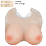 1 x RAW Customer Returns Vollence EE Cup Strap on Silicone Breast Forms Silicone Breast Fake False Silicone Breast Forms Boobs Breast Prostheses Prosthesis for Mastectomy Crossdresser Transwomen Cosplay - RRP €65.16