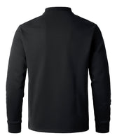 1 x RAW Customer Returns Harbrosrce Men s Henley Fleece Sweatshirt Pullover Cotton Long Sleeve Fleece Sweater with Buttons - RRP €27.6