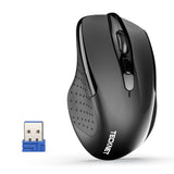 1 x RAW Customer Returns TECKNET Wireless Mouse, 4000 DPI Silent Mouse, Wireless, Portable, 6 DPI Adjustable, 24 Months Battery Life, 6 Buttons Compatible with PC, Mac, Laptop - RRP €17.99