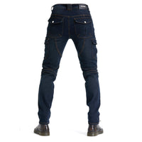 1 x RAW Customer Returns oFzimTo Motorcycle Pants Men with Protectors, Motorcycle Jeans Men, Classic Motorcycle Pants Men, Suitable for Winter and Summer Blue,XL  - RRP €65.08