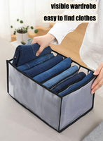 4 x Brand New cozviao 4PCS Space Saving Closet Organizer, Space Saving Drawer Organizer, Organizer for Jeans, Pants, and T-Shirts - RRP €91.2