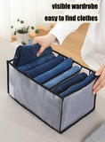 4 x Brand New cozviao 4PCS Space Saving Closet Organizer, Space Saving Drawer Organizer, Organizer for Jeans, Pants, and T-Shirts - RRP €91.2