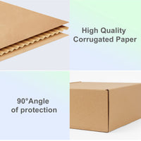 1 x RAW Customer Returns HORLIMER 28 x 20.4 x 5.1cm Cardboard Boxes with Lid for Package Shipping, 25 Pack, Kraft Paper Boxes for Gift or Packaging, Brown - RRP €27.99