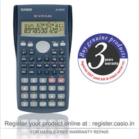 1 x RAW Customer Returns Casio FX-82MS Scientific Calculator, dark grey - RRP €26.24