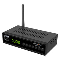 1 x RAW Customer Returns SHUNWEIQTEK Digital Terrestrial Decoder 2024 WiFi, Invisible DVB-T2 Decoder 1080P H265 HEVC 10Bit, Digital Terrestrial Receiver USB PVR Multimedia Player Remote Control 2in1 Italian FM Radio - RRP €24.31