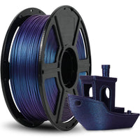 2 x RAW Customer Returns FLASHFORGE 3D printer filament Chameleon PLA color changing filament 1.75mm, changes color with light and angles, 1KG spool 2.2lbs , dimensional accuracy - 0.02mm Nebula Purple  - RRP €54.44