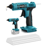 1 x RAW Customer Returns Ecarke Cordless Glue Gun for Makita 18V Lithium Battery, Cordless Hot Melt Gun, Ideal for Repairs, Crafts, DIY with 20 11mm Glue Sticks, Batteries Not Included  - RRP €33.26