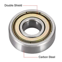 1 x RAW Customer Returns Ball Bearings 6000 ZZ 10mm x 26mm x 8mm Deep Grooves Double Shielded Small Ball Bearings 80100 Miniature Radial Roller Bearing, Pack of 20 - RRP €13.99