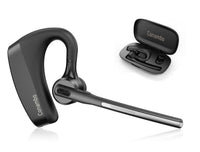 1 x RAW Customer Returns Conambo V5.2 Bluetooth headset, headset with microphone with CVC 8.0 and ENC for business office driving, in-ear headset mobile phone for Android PC laptop - 16H talk hands-free system - RRP €38.99