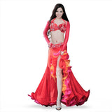 1 x RAW Customer Returns ROYAL SMEELA Belly Dance Costume Women Dress Bra Belt Skirt Top 4 Piece Set Belly Dance Flamenco Skirt Dance Dresses Women Clothes Belly Dance Bra Belt Maxi Skirt Sleeve Top Suit Belly Dance Clothing - RRP €136.14