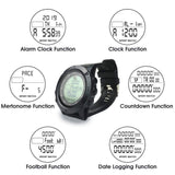 2 x RAW Customer Returns FCXJTU Digital Referee Watch, Sports Referee Watch, Football Game Timer for Coaches, 100 Laps Memory Stopwatch, Luminous Sports Watch with 3 Lines, Large Display and Alarm - RRP €69.62