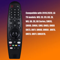 1 x RAW Customer Returns Replacement remote control for LG AN-MR19BA AN-MR20GA with Magic Voice functions for LG OLED Nanocell 4K UHD TVs - RRP €28.15