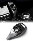 1 x RAW Customer Returns TZYSZDB Carbon Fiber Automatic Gear Shift Knob Gear Lever Cover Gear Head Frame Gear Lever Cover for BMW 3 Series F30 F10 F20 - RRP €25.99