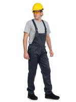 1 x RAW Customer Returns Stenso Pluton men s work overalls - men s work pants with multifunctional pockets - protective overalls - long - Gray 3XL - RRP €31.99