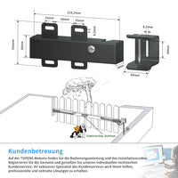 1 x RAW Customer Returns TOPENS ET24 automatic electric lock for DC 24V swing gate operator swing gate operator gate operator system access control security gate lock - RRP €99.83