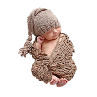 1 x RAW Customer Returns Matissa Crochet knit photography hats and dresses for baby girls boys - RRP €10.3