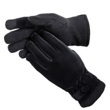 1 x RAW Customer Returns Kingmate KINGAMTE Winter Thermal Touch Screen Gloves for Men and Women, Sports Gloves for Cycling Running Driver Motorcycle Running, Black - RRP €12.89