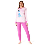 1 x RAW Customer Returns Disney Women s Pajamas - Women s Long Cotton Pajamas S-XL Two-Piece Pajamas Stitch Minnie IH Oh - Women s Gifts Pink Eeyore, M  - RRP €23.18