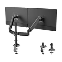 1 x RAW Customer Returns Bee Elf monitor mount, for 17-32 inch screens monitor mount for 2 monitors, screen mount tiltable swiveling, supports VESA 75 100 mm, load capacity 9 kg - RRP €66.9