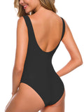 1 x RAW Customer Returns Love2Mi Maternity Swimsuit One-Piece Elegant V-Neck Maternity Swimwear Tie Front Bowknot Swimsuit Pink Black M - RRP €32.99