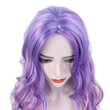 1 x RAW Customer Returns REEWES Long Pastel Wigs for Women Heat Resistant Hair Natural Wigs for Daily Cosplay Costume Party Carnival - RRP €27.22