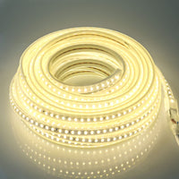 1 x RAW Customer Returns pcning LED strip 230V direct connection 15M 5730 120 leds m with EU plug, 15 meters 4000K white LED strip IP67 waterproof white, 15.00  - RRP €99.83