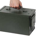 1 x RAW Customer Returns GREELUE ammunition box, US ammo box, cartridge box, storage box for lithium batteries, ammunition army green-28cm  - RRP €25.9