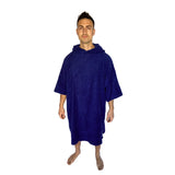 1 x RAW Customer Returns ALLEN MATE Adult Hooded Towel Poncho Terry Cotton Wrap Robe for Beach, Swimming, Surfing, Bathing, Water Sports, Indoor and Outdoor Activities - RRP €37.99