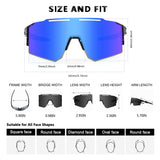 1 x RAW Customer Returns Eninedeuisou Sunglasses Cycling Glasses for Men Women UV 400 Protection Goggles MTB Sports Glasses for Outdoor Sports Cycling Driving Running Golf Baseball - RRP €28.22