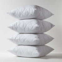 1 x RAW Customer Returns Homescapes set of 4 quilted cushion protectors 80 x 80 cm, padded polycotton cushion covers hypoallergenic - RRP €34.99