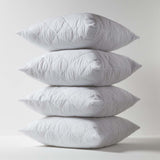 1 x RAW Customer Returns Homescapes set of 4 quilted cushion protectors 80 x 80 cm, padded polycotton cushion covers hypoallergenic - RRP €34.99