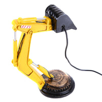 1 x RAW Customer Returns Desk lamp for children, movable excavator table lamp LED table lamp unique excavator desk lamp industrial style excavator tractor night lamp for children bedside lamp living room office - RRP €29.22