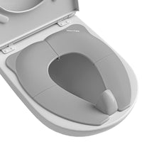 2 x RAW Customer Returns Maliton travel potty seat for children 1-8 years, portable toilet seat, foldable toilet trainer with anti-slip pad, splash guard, grey  - RRP €33.98