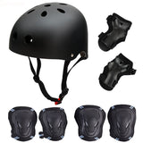 1 x RAW Customer Returns SelfLove Helmet Protection Kit 6 Pieces BMX Helmet Pads Elbow Knee Pads with Wrist Guards for Skate, Bike, Skateboard, Scooter Size L - RRP €36.29