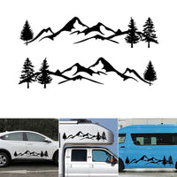 1 x RAW Customer Returns YULLING 2pcs Car Stickers Car Side Door Stickers Car Body Stickers Car Side Door Stickers Decoration Accessories for Camper Rv Trailer - RRP €20.16