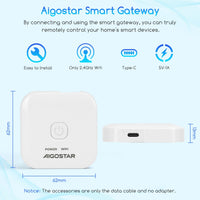 1 x RAW Customer Returns Aigostar Smart Gateway-Control Center for Bluetooth Mesh Smart Bulbs. Bridge system for remote use of smart devices Aigostar Bluetooth Mesh Control up to 50 devices - RRP €15.04